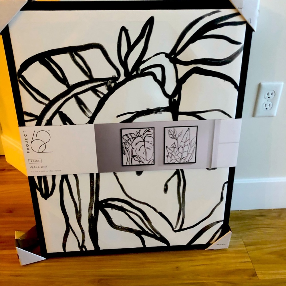 Project 62 wall art botanical